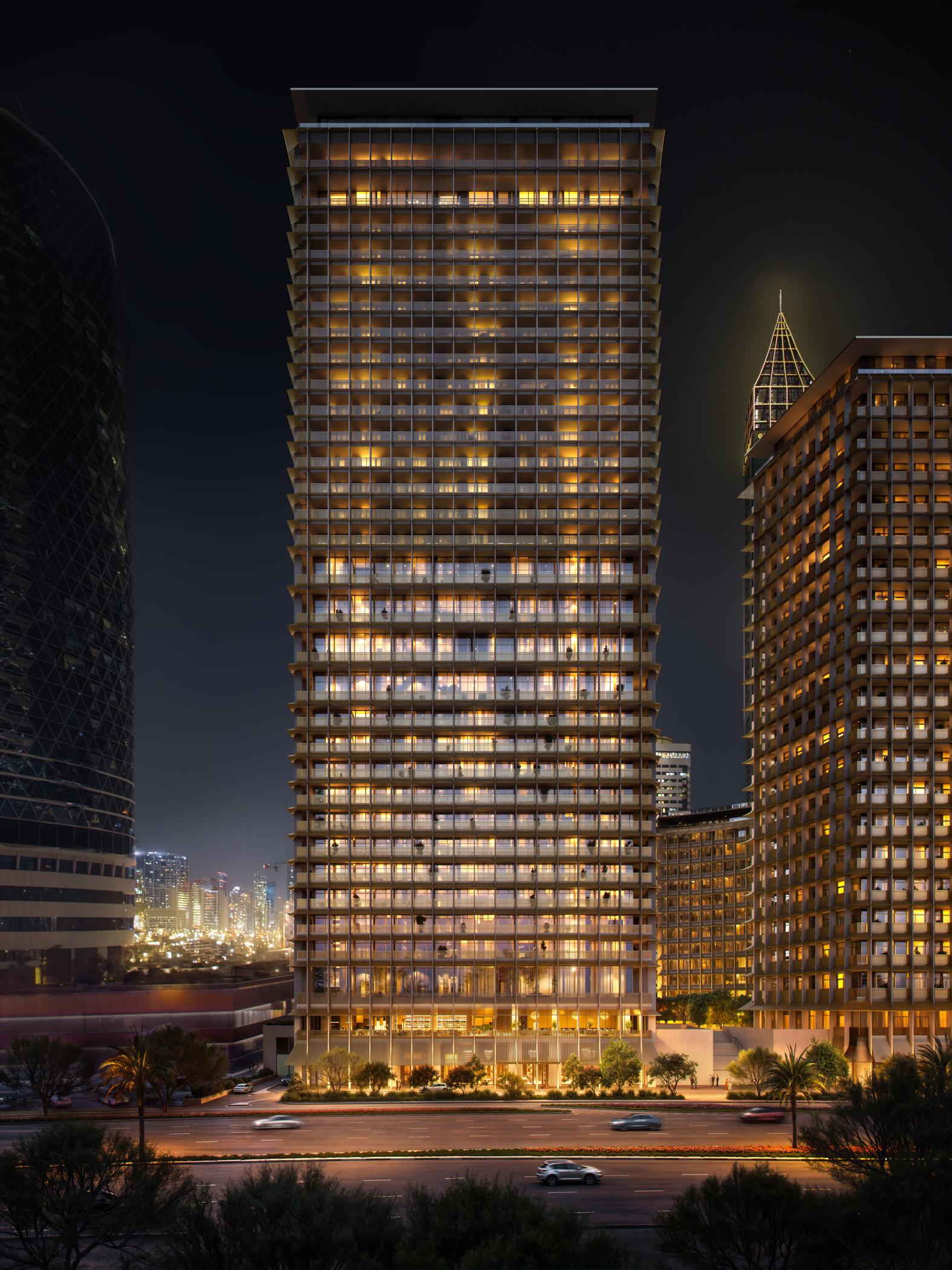 Carlyle Residences DIFC Building View
